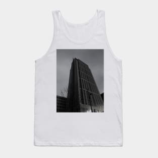 black and white building Tank Top